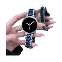 Pulseira Bicolor De Resina Intermetálica Para Samsung Galaxy Watch 40mm 44mm 46mm 47mm Para 8