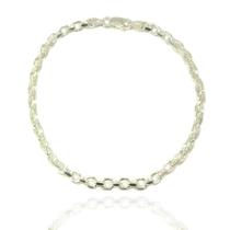 Pulseira Bloco Grossa Prata Legitima 925 Pulseira Bloco Grossa Prata Legitima 925