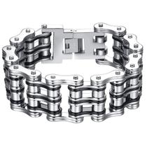 Pulseira BMART para motocicleta masculina, bicicleta mecânica, aço 316L