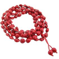 Pulseira Bodhi Seed Red 108 Beads 8mm de diâmetro Pulseira Bodhi Seed Red 108 Beads 8mm de diâmetro