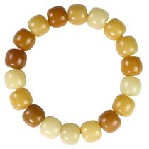 Pulseira Bodhizi Barrel Bead feita à mão 11x12mm unissex Pulseira Bodhizi Barrel Bead feita à mão 11x12mm unissex