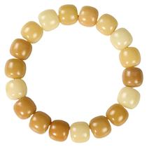 Pulseira Bodhizi Natural Bodhi Root Beads, cano de 11x12mm Pulseira Bodhizi Natural Bodhi Root Beads, cano de 11x12mm
