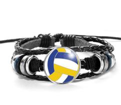 Pulseira Bola de Vôlei Voleibol Unissex e Ajustável