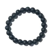 Pulseira Bolinha Lava Vulcânica ou Lava Rock Natural 8mm Pulseira Bolinha Lava Vulcânica ou Lava Rock Natural 8mm