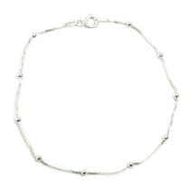 Pulseira Bolinha Prata Legitima 925 Pulseira Bolinha Prata Legitima 925