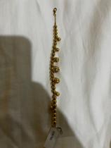 Pulseira bolinhas banhado ouro 18k