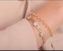 Pulseira Bolinhas Detalhadas