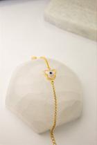 Pulseira Borboleta Banhada a Ouro 18k - 01 Unidade