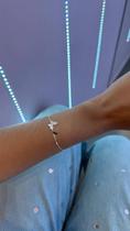 PULSEIRA BORBOLETA CRAVEJADAS PRATA 925 cor:PRATA
