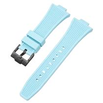Pulseira Borracha Macia Compatível Relógio Feminino LA20WH Azul