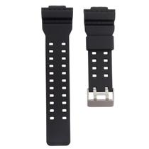 Pulseira Borracha Preto Compatível com Gshock Completa com Fivela Ga100 Ga110 Ga120 Ga300