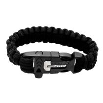 Pulseira Bracelete Action Cord Sobrevivência Com Paracord Pederneira e Apito Nautika Ntk