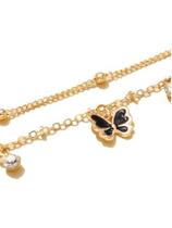 Pulseira Bracelete Borboleta Preta