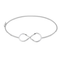Pulseira Bracelete De Prata 925 Infinito legitima feminina