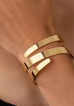 Pulseira Bracelete de Pulso Aberta Bijuteria Moderna e Elegante