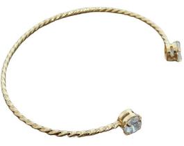 Pulseira Bracelete Dourada F. Ouro 18k Pedra Zirconia Pulseira Bracelete Dourada F. Ouro 18k Pedra Zirconia