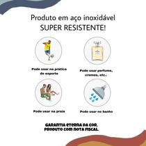 Pulseira Bracelete Elos Duplos 6mm Aço Inoxidavel Prata