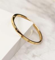 Pulseira Bracelete Em Aço Com Zirconia E Estilo