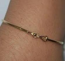 Pulseira Bracelete Em Ouro 18k-750