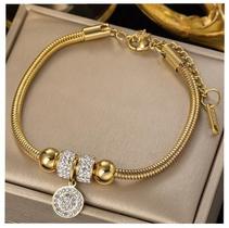 Pulseira Bracelete Feminino Banhado a Ouro 18k - Tojoia18k Pulseira Bracelete Feminino Banhado a Ouro 18k - Tojoia18k