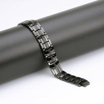 Pulseira Bracelete Fibra de Carbono Magnético Imãs Neodímio