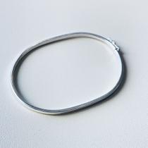Pulseira Bracelete Fina Prata 925 Pulseira Bracelete Fina Prata 925