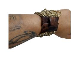 Pulseira bracelete marrom