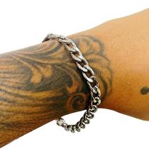 Pulseira Bracelete Masculino Aço Cirurgico Grumet 7mm Prata Pulseira Bracelete Masculino Aço Cirurgico Grumet 7mm Prata