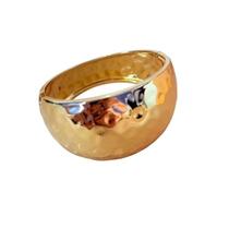 Pulseira Bracelete Médio com Detalhes Martelados Dourado ou Prata Pulseira Bracelete Médio com Detalhes Martelados Dourado ou Prata