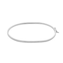 Pulseira Bracelete Oval em Prata 925 Pulseira Bracelete Oval em Prata 925