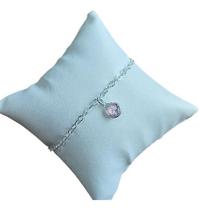 Pulseira Bracelete Prata 925 Legítima Pedra Zirconia Pt Luz Pulseira Bracelete Prata 925 Legítima Pedra Zirconia Pt Luz