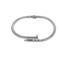 Pulseira Bracelete Prego Unissex Níquel Semijoia Fecho Click 65MM Pulseira Bracelete Prego Unissex Níquel Semijoia Fecho Click 65MM