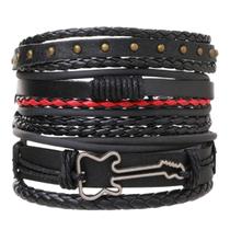 Pulseira bracelete punk multicamadas festa gótico jóias punk Pulseira bracelete punk multicamadas festa gótico jóias punk