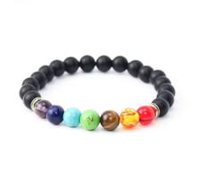 Pulseira Bracelete Sete Chakras Ajustável Pulseira Bracelete Sete Chakras Ajustável