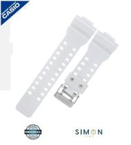 Pulseira Branco Brilhante Casio G-Shock GA-100 GA-110 10448840 Original com NF