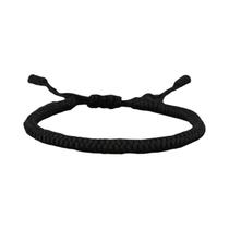 Pulseira Budista Tibetana Ajustável Feita À Mão Com Fio Vermelho E Charme De Nó Rei Kong Para