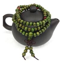 Pulseira Budista Verde Com Berloque108 Buda Budismo Tibetano