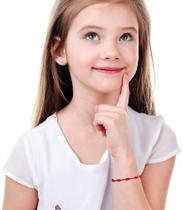 Pulseira cabala sete nós infantil contra mal olhado kabbalah