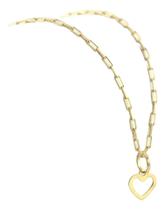 Pulseira Cadeadinho 16 Cm Ouro 18k 750 16 Cm Coração Mini Vazado