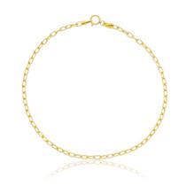 Pulseira Cadeado Premium Unissex Ouro 18k 750
