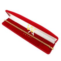 Pulseira cadeado quina duplo lateral 6 mm