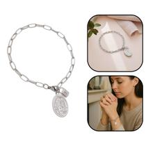 Pulseira Cadeia Consagração Nossa Senhora de Fátima Corrente Inox Pulseira Cadeia Consagração Nossa Senhora de Fátima Corrente Inox