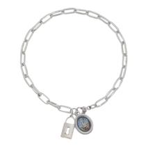 Pulseira Cadeia Consagração Nossa Senhora De Fátima Corrente Inox Pulseira Cadeia Consagração Nossa Senhora De Fátima Corrente Inox