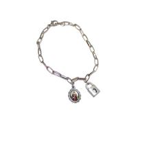 Pulseira Cadeia da Consagração Com Medalha de Nossa Senhora das Lágrimas Pulseira Cadeia da Consagração Com Medalha de Nossa Senhora das Lágrimas