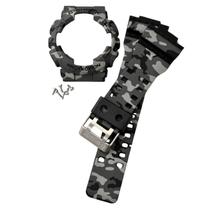 Pulseira Camuflada Compatível Para modelos Ga-100, Ga-110, Ga-120.LC03
