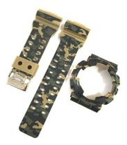 Pulseira Camuflada Compatível Para modelos Ga-100, Ga-110, Ga-120.LC03