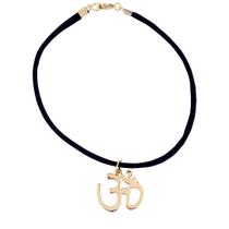 Pulseira camurça com Mantra Om 18mm Simbolo Meditação Yoga - Sunshine Cristais Pulseira camurça com Mantra Om 18mm Simbolo Meditação Yoga - Sunshine Cristais