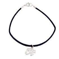 Pulseira camurça com Olho de Hórus 15mm - Sunshine Cristais Pulseira camurça com Olho de Hórus 15mm - Sunshine Cristais