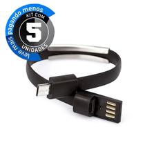 Pulseira Carregador Usb Android E Windows - Kit Com 5 Pulseira Carregador Usb Android E Windows - Kit Com 5