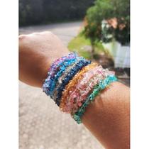 Pulseira Cascalho de Resina Feminina